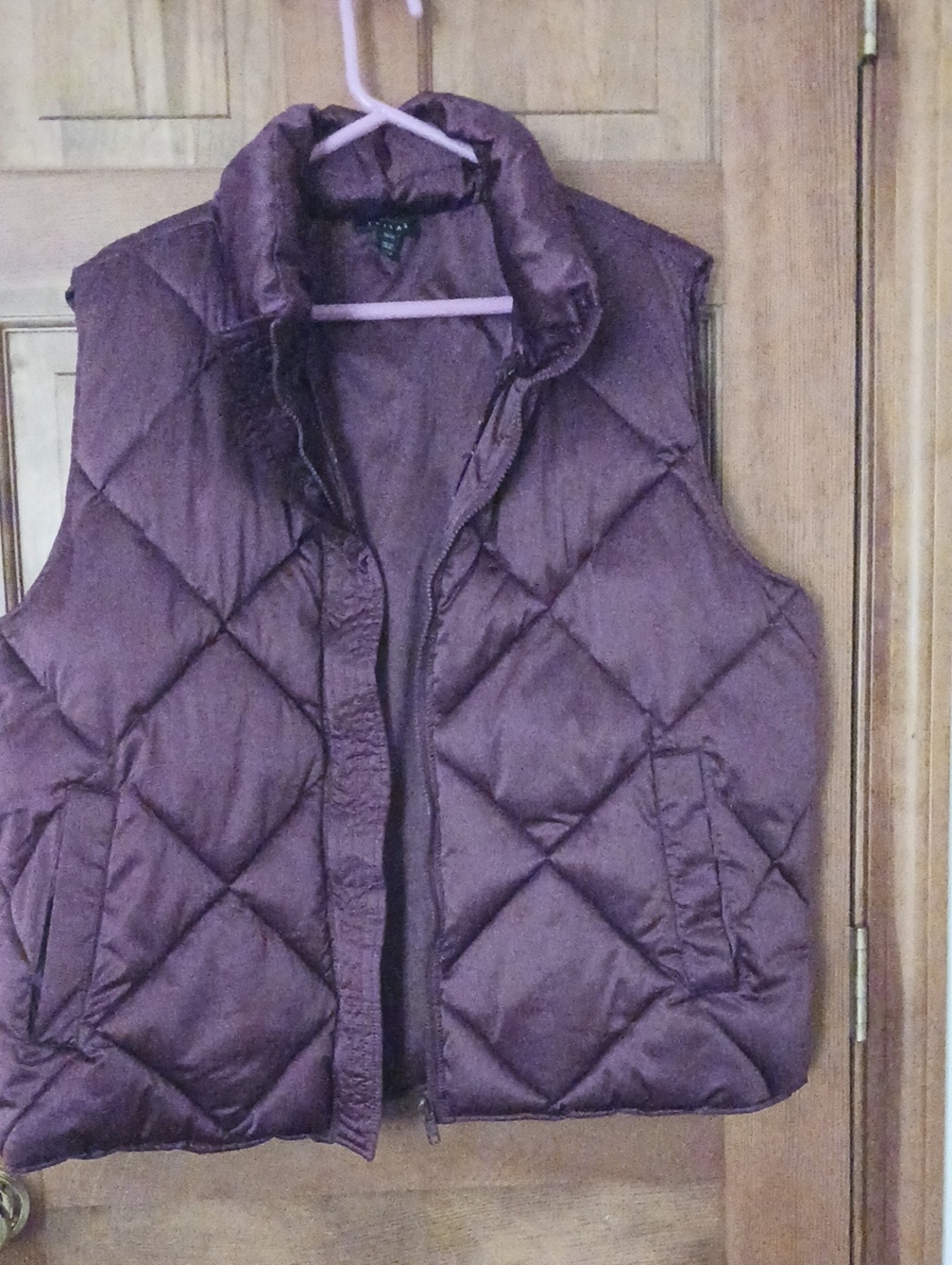Tribal Puffer Vest Wine Color Size Xl 16